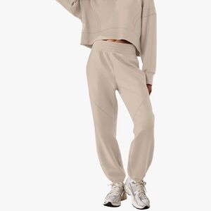 Stylish Beige Women's Joggers